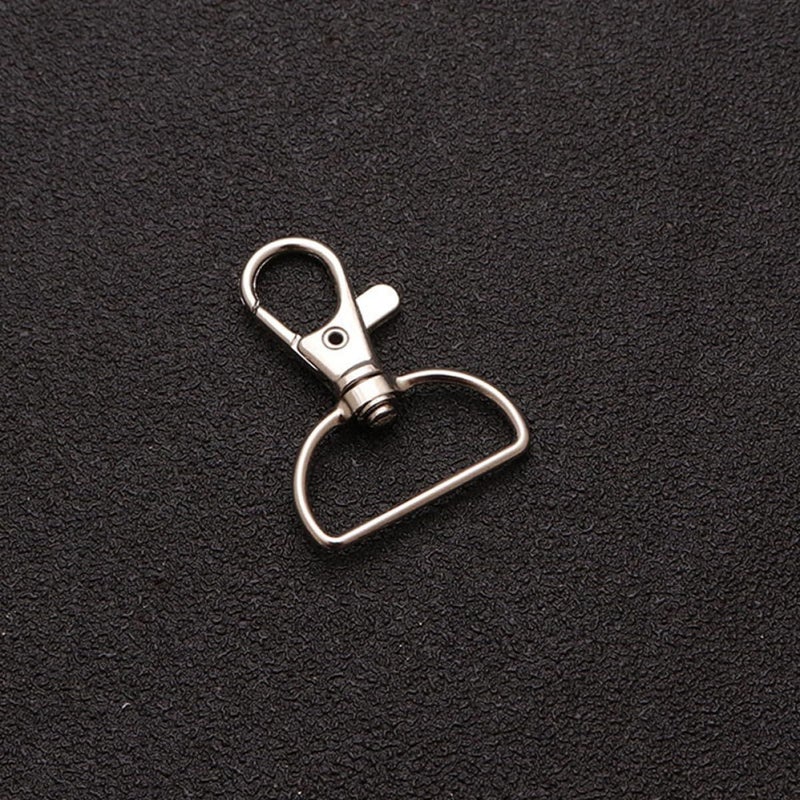24Pcs Nickel Plated Lobster Claw Clasps Key Rings for DIY Jewelry Making and Crafts - Image 5