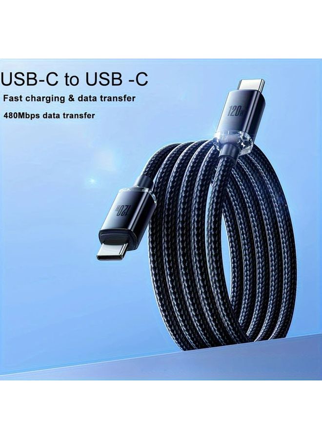 6A USB C to C Fast Charging Cable 3 28ft for Samsung iPhone 15 MacBook iPad Pro - Image 4