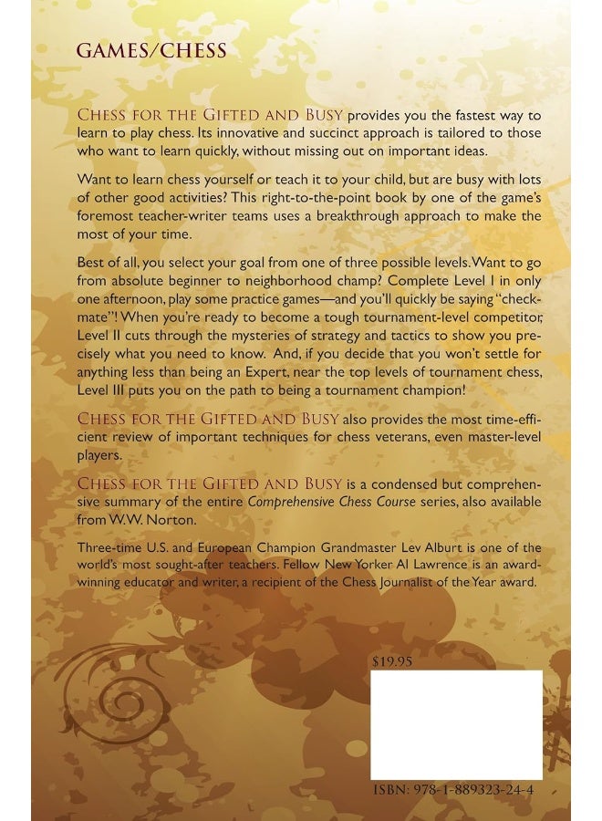 Chess for the Gifted & Busy: A Short But Comprehensive Course From Beginner to Expert - Second Revised Edition  - Image 2