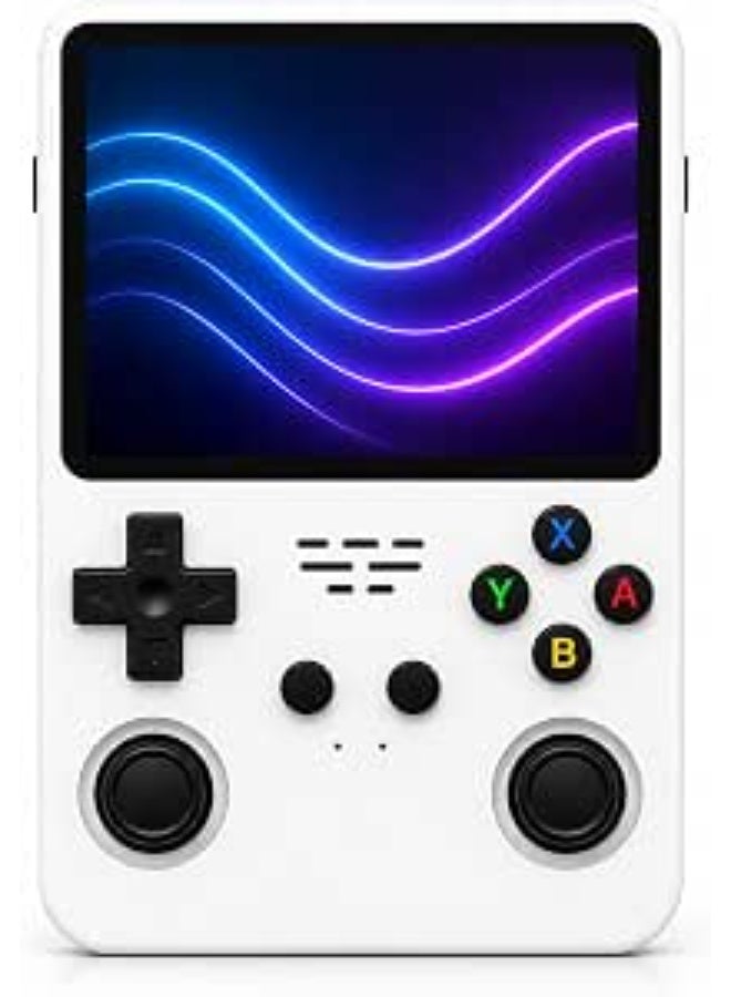 Portable handheld gaming console, 3.5-inch IPS display, 64GB storage with thousands of preloaded classic games, supports 20+ emulators, compact design for all ages. - Image 1
