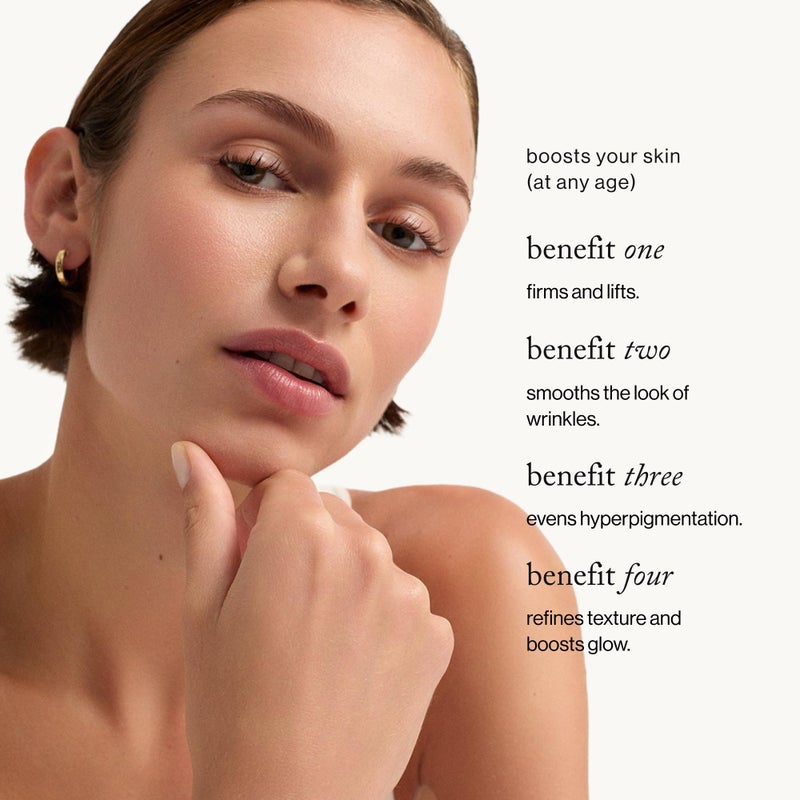 goop Beauty Peptide Serum | Reduces Fine Lines, Wrinkles, & Dark Spots | Peptides, Ceramides, & Niacinamide | Anti Aging Treatment to Improve Firmness & Elasticity | 1 fl oz - Image 3