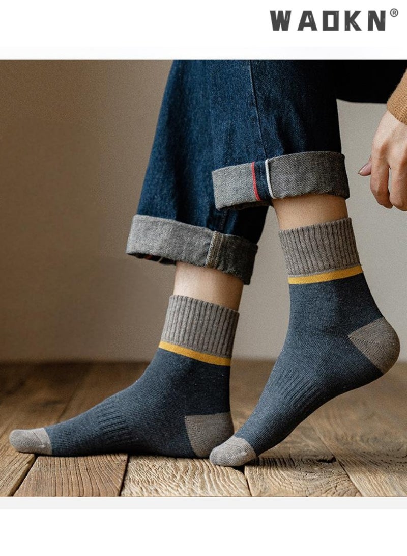 دبليو أيه أو كي أن جوارب رياضية للرجال (عبوة من 7 قطع) - قصة قصيرة، مقاومة للعرق، مقاومة للرائحة، مريحة طوال المواسم - مثالية لأنماط الحياة النشطة والجري والارتداء اليومي - مجموعة الجوارب المثالية للرجال - Image 4