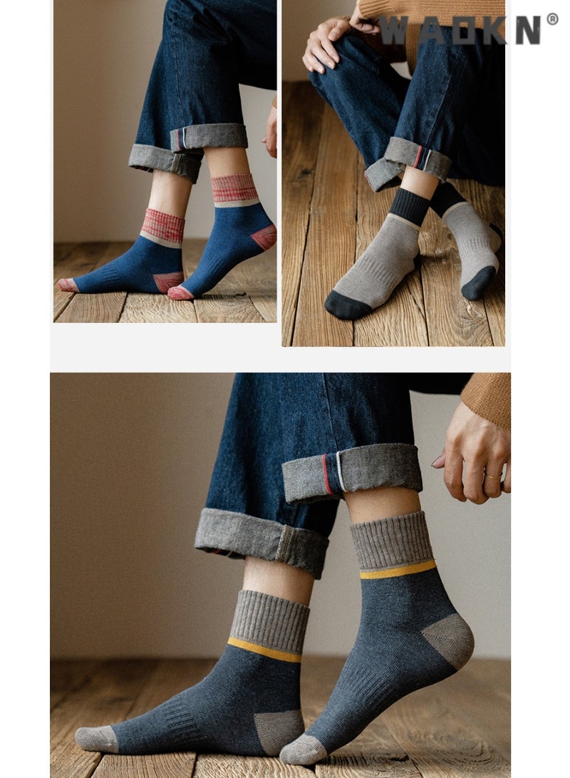 دبليو أيه أو كي أن جوارب رياضية للرجال (عبوة من 7 قطع) - قصة قصيرة، مقاومة للعرق، مقاومة للرائحة، مريحة طوال المواسم - مثالية لأنماط الحياة النشطة والجري والارتداء اليومي - مجموعة الجوارب المثالية للرجال - Image 5