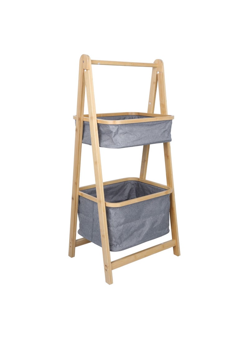 Alsaif Gallery Gray 2Tier Storage Rack  - Image 1