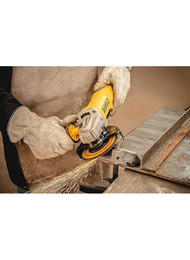 DEWALT 115Mm 1200W Paddle Switch Small Angle Grinder Yellow Black Dwe4212 B53 Year Warrnty - Image 2
