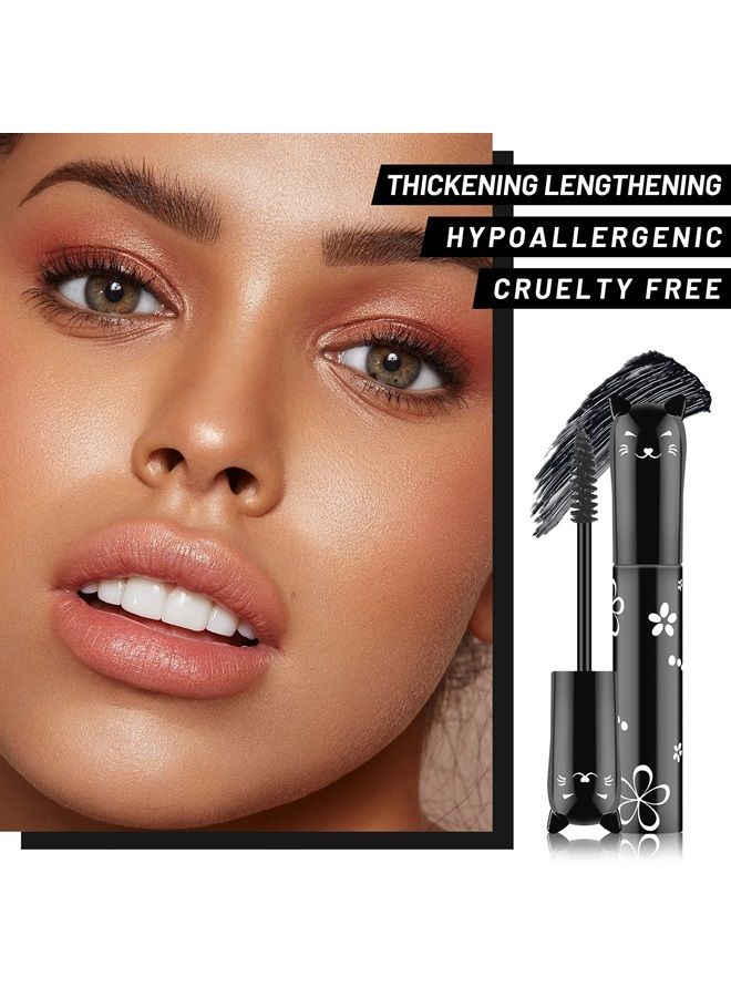 Ownest 6 Colors Mascara Set,Colorful Mascara Waterproof Long Lasting Thick Mascara Rainbow Color Fiber Charming Masacara - Image 2