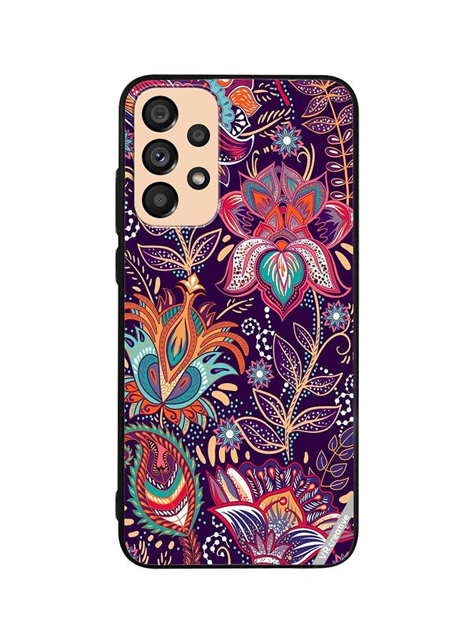 VR CREATIVE Protective Case Cover For Samsung Galaxy A73 5G Flower Design Multicolour - Image 1