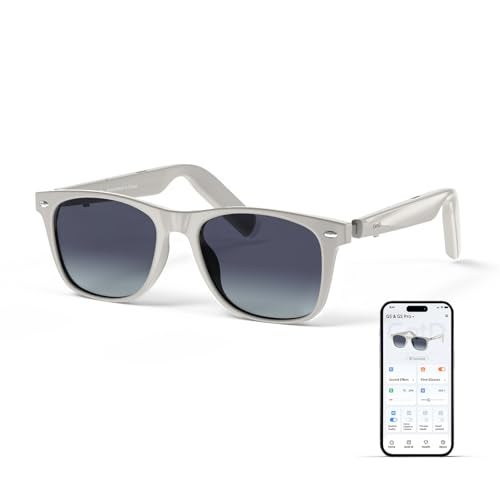 GetD AI Glasses for Men & Women, Smart Glasses Powered by ChatGPT, AI Real-time Translation with 145 languages, 11H Music Play, Bluetooth Sunglasses with Polarized Lens, UV Protection for Daily Use, Travel - Image 1