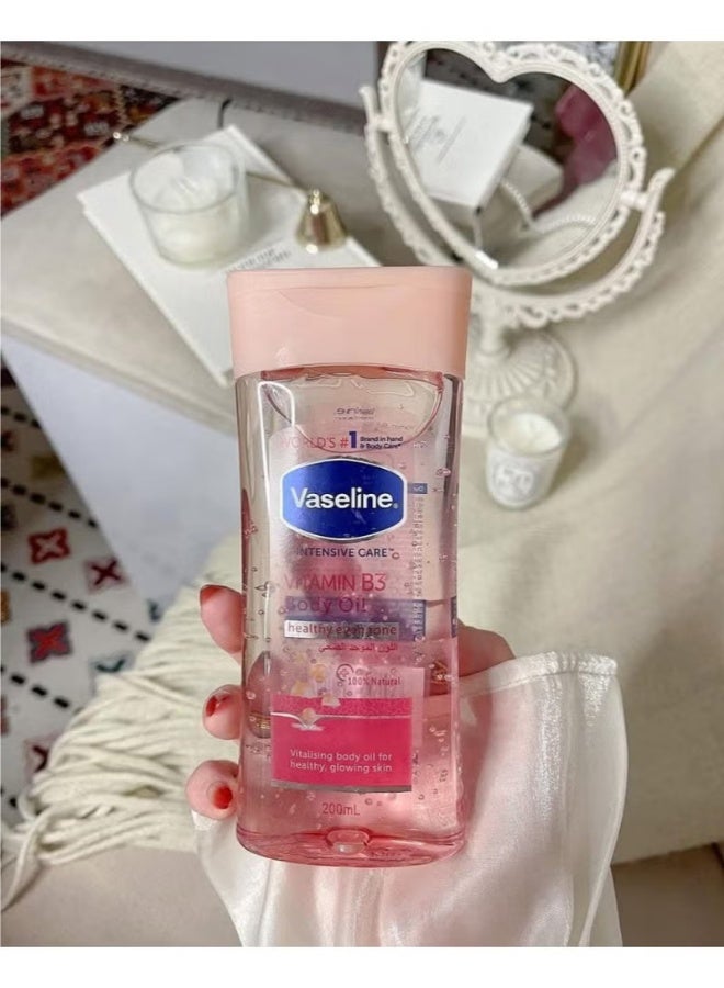 Vaseline Vitamin B3 Radiant Body Oil - Pink - Image 2