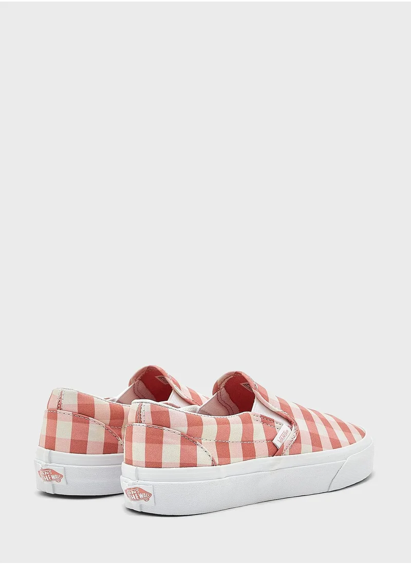 VANS Gingham Classic Slip-Ons