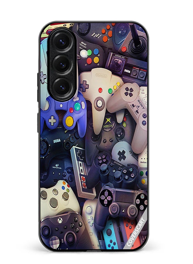 Protective Case Cover For Samsung Galaxy S25 Plus Remote Controls Design Multicolour