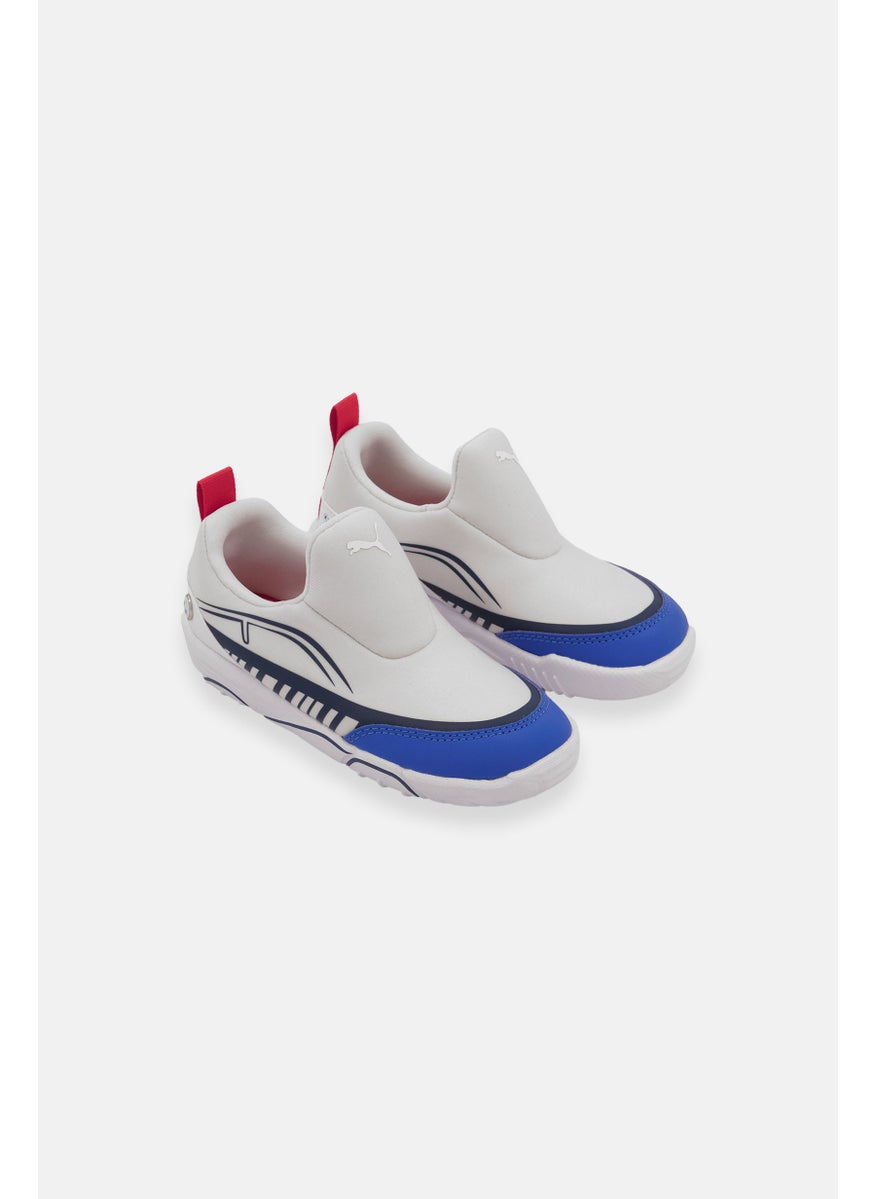 PUMA Puma x BMW Motorsport Toddlers Boy Kart Slip On Sports Shoes, Light Grey  - Image 1