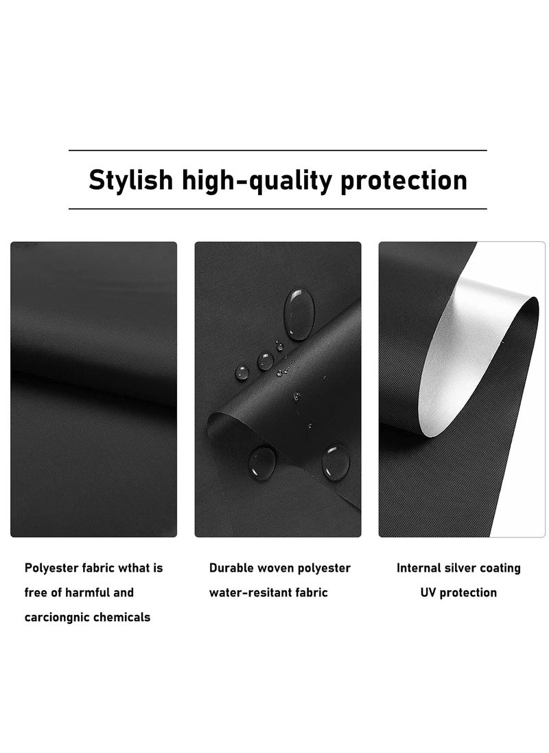 Bbq Grill Cover Waterproof for George Foreman Indoor and Outdoor 22460 and 22460-56 Barbecue Cover, Weber 1121004/1111004 Bbq Grill, Handle Drawstring