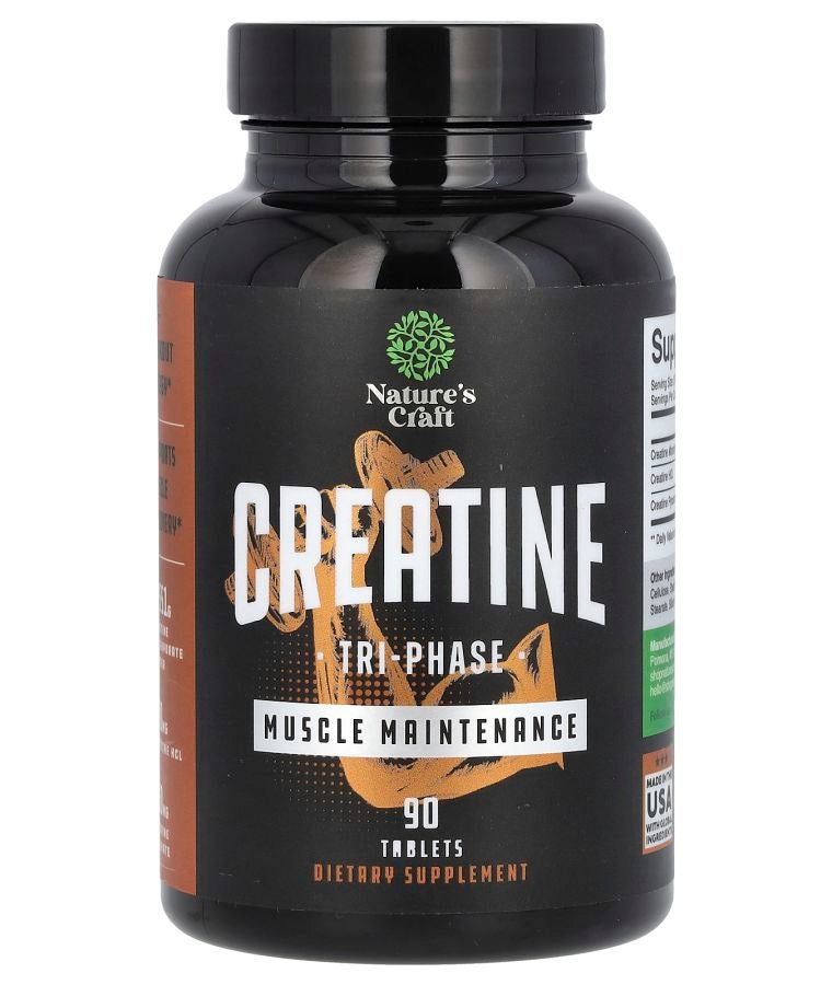 Nature's Craft Creatine Tri-Phase 90 Tablets