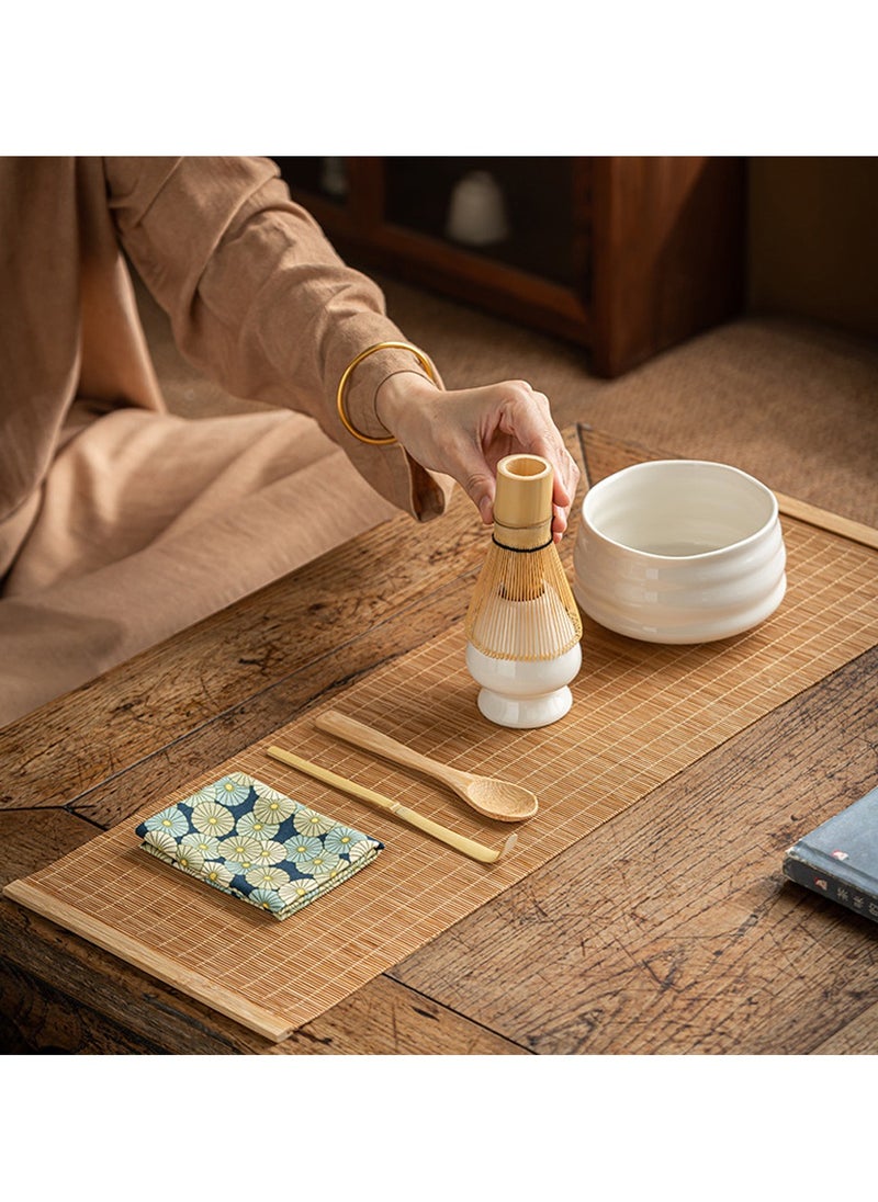 Al Aoyama Japanese Matcha Whisk and Bowl Set 7pcs Matcha Kit Tea Set  - Image 5