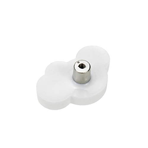 Mcredy Kids Door Knobs Cartoon Dresser Knobs Rubber White Cloud Cartoon Door Knob 2.09x1.22 (Lxw) Cute Cabinet Pulls for Kids' Room Cabinets, Doors, Dresser and Closets Pack of 8 - Image 4