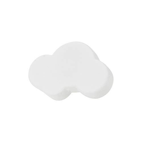 Mcredy Kids Door Knobs Cartoon Dresser Knobs Rubber White Cloud Cartoon Door Knob 2.09x1.22 (Lxw) Cute Cabinet Pulls for Kids' Room Cabinets, Doors, Dresser and Closets Pack of 8 - Image 5