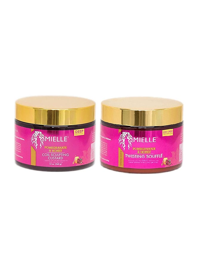 Pomegranate And Honey Coil Sculpting Custard And Twisting Souffle Set 340grams