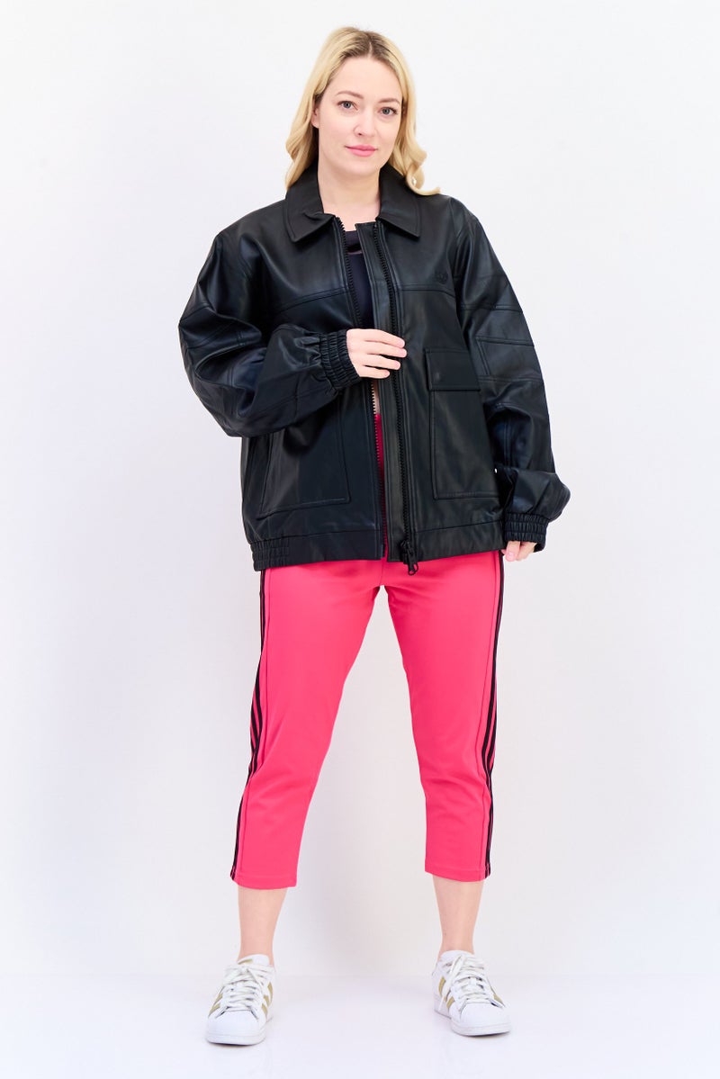 adidas Originals Women Sportswear Fit Long Sleeves Outdoor Jacket, Black  - Image 4