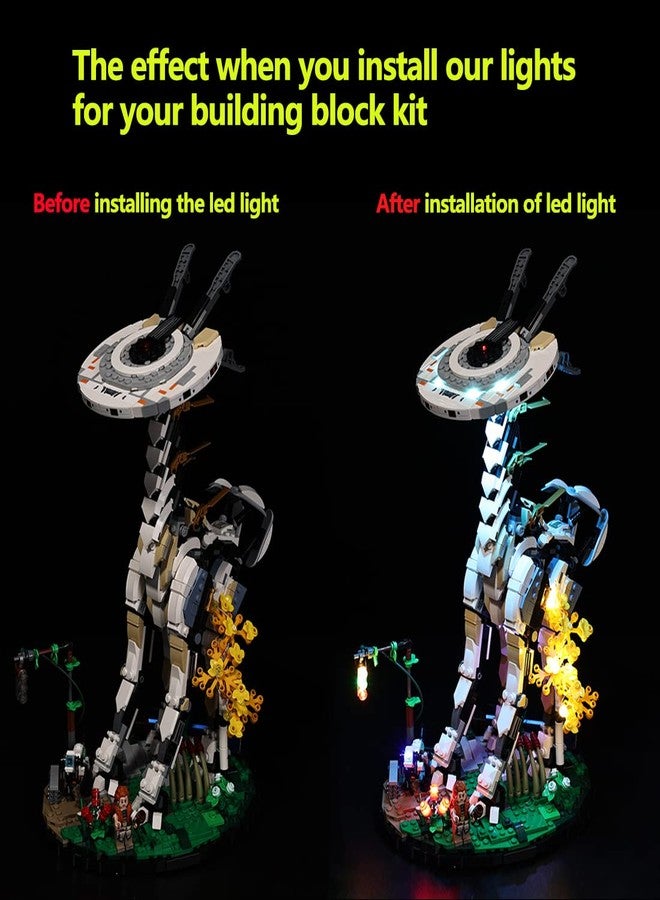 Kyglaring LED Light Kit Compatible with Lego Horizon Forbidden West:Tallneck 76989 Building Blocks, Upgraded Lighting Accessories for 76989 Model Set, Lights Only (Model Not Included), Classic Version - Image 3