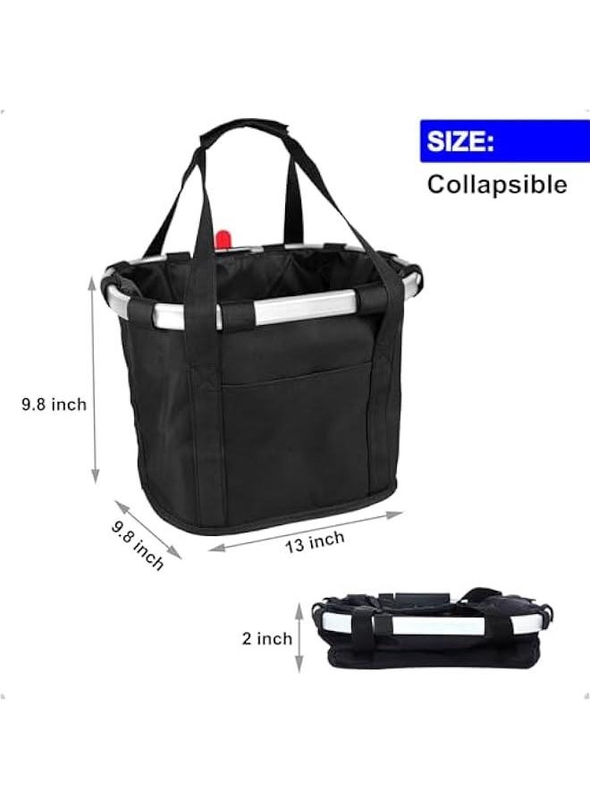 Arabest - Quick Release Knee Scooter Front Basket with Handle, Upgrade Removable Electric Scooter Storage for Most Walker Models - Image 1
