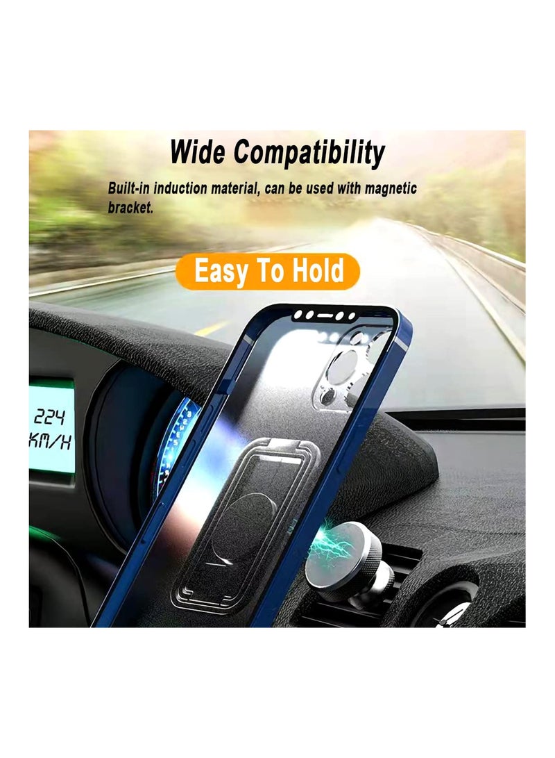 2-Pack Cell Phone Ring Stand Holder, 360° Adjustable Metal Finger Grip Kickstand, Compatible with Most Smartphones & Tablets, Ideal for Desk, Office, and Car Mount - Available in 2 Colors. - Image 4