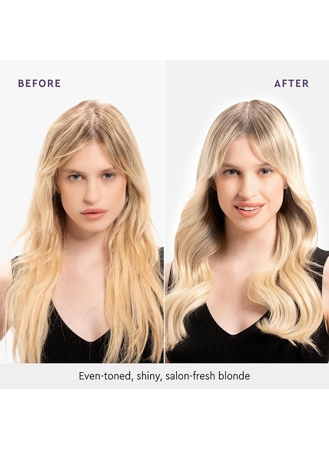 إيلهو ماسك شعر باللون البنفسجي، مع الكيراتين، بلسم عميق ومرطب للشعر الأشقر والصبغات الصفراء، يزيل النغمات الصفراء ويرطب الشعر الجاف والتالف، علاج تصليح وتغذية للشعر المبيض، 100 جم - Image 5