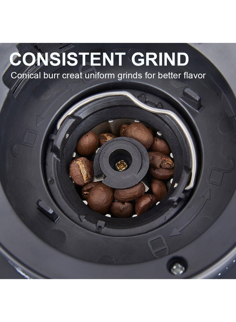 Biolomix Conical Burr Coffee Grinder, 31 Adjustable Grind Settings, Precision Timer, Stainless Steel Blade – Ideal for Espresso, Drip, Pour Over, Cold Brew, and French Press - Image 5