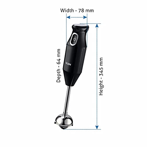 Glen Hand Blender 200 Watt with Stainless Steel Arm (SA 4049 LX), 2 Year Warranty (ISI Certified) - Image 3