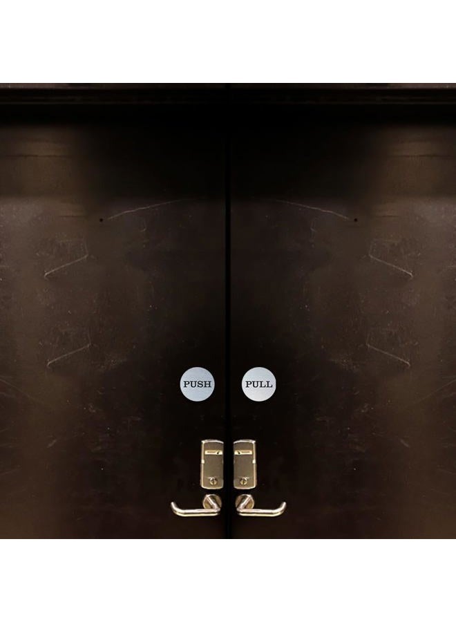 All Quality 2" Round Push Pull Door Signs - 2 Sets - Image 4