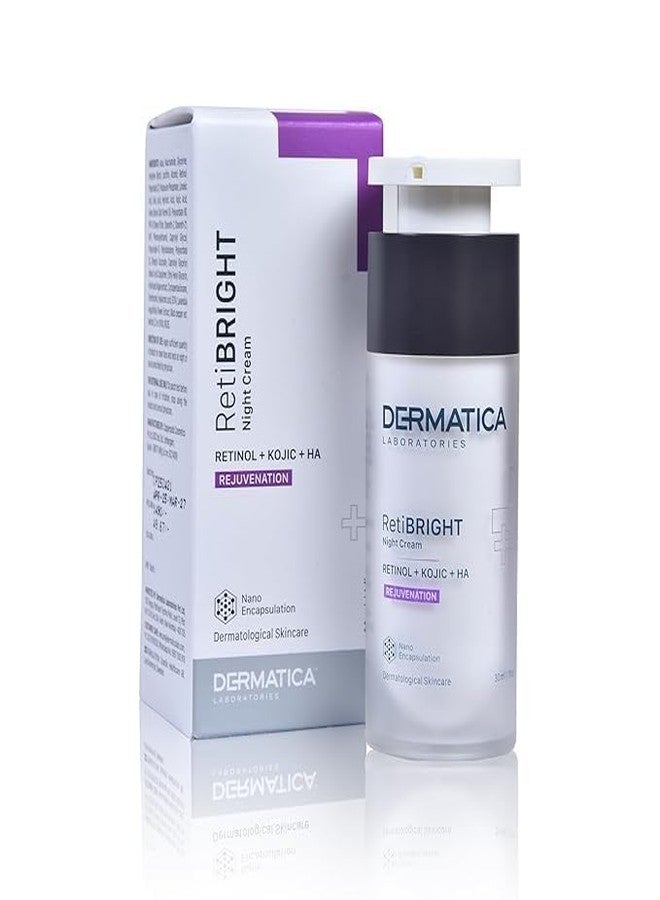 Dermatica RetiBright Night Cream | For Rejuvenation of Skin | 30ml - Image 1