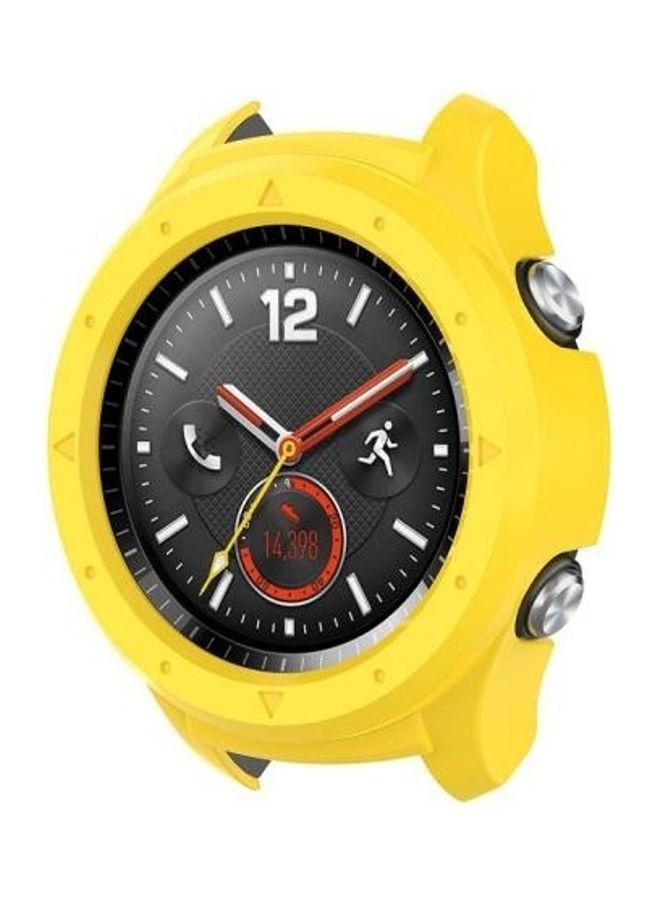 NIBEMINENT PC Protective Case For Huawei Watch 2 Yellow - Image 1