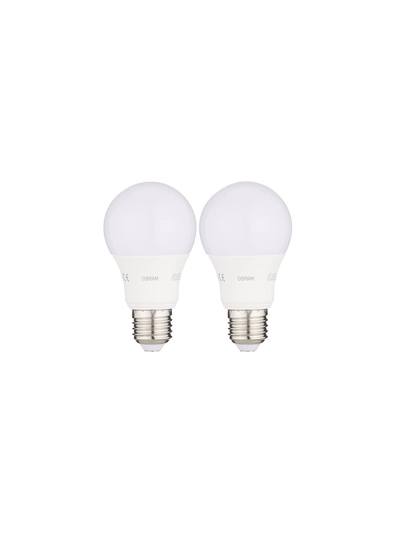 Osram Osram LED Value Classics A (9w) Frosted LED lamp, Warm White - Pack of 2, OS-LED-9W-WW-FS-2PCS,  - Image 3