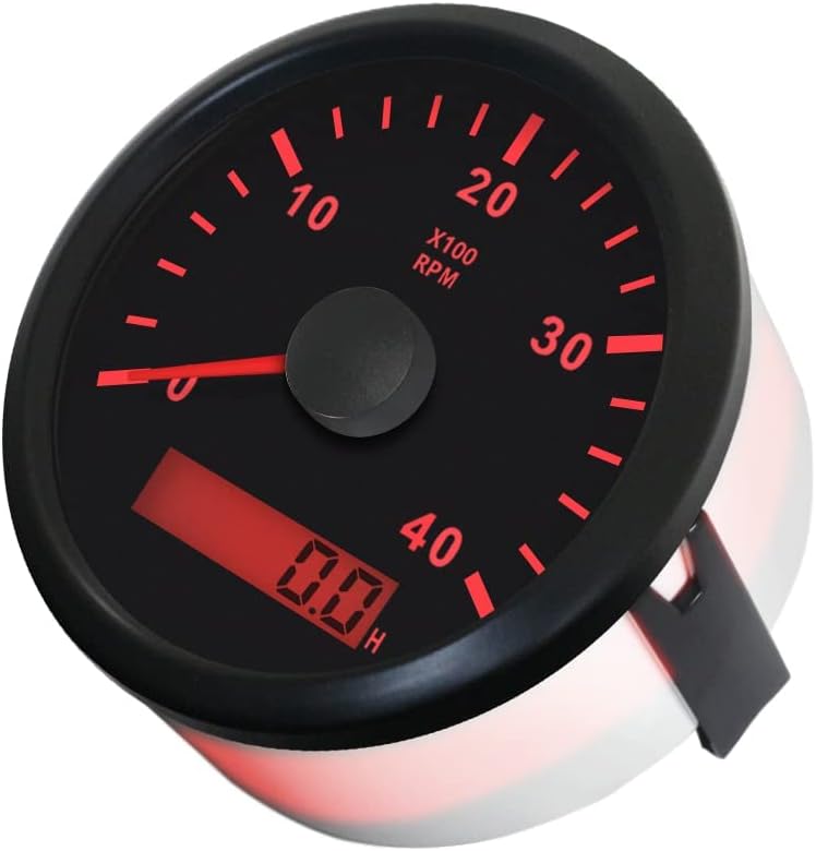 ELING Waterproof Tachometer with Hour Meter - Image 3
