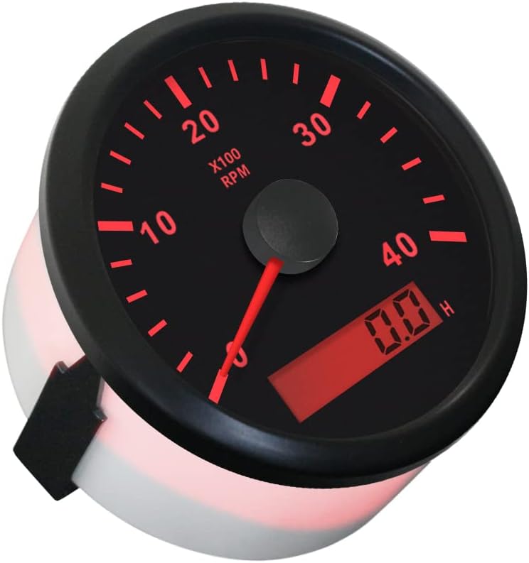 ELING Waterproof Tachometer with Hour Meter - Image 2