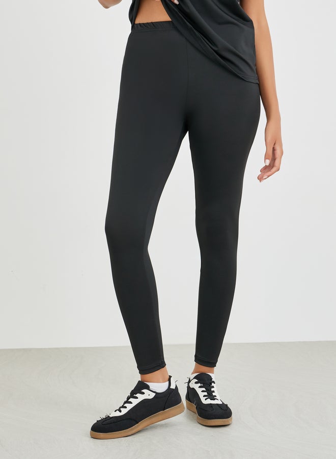 Take Two Smiley Face Print Short Sleeve T-Shirt and Leggings Co-Ords - Image 5