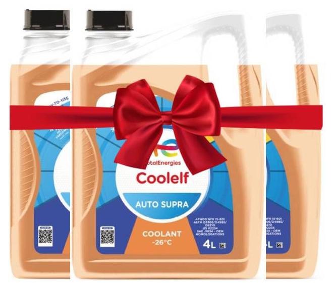 Pack of 3 COOLELF AUTO SUPRA -26°C - 4 Liters