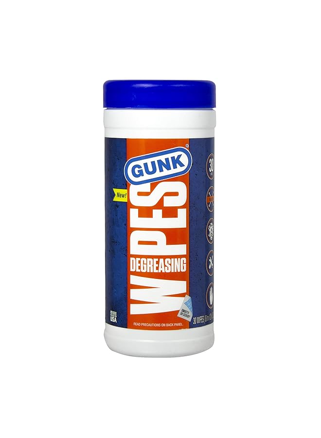 Gunk Engine Degreaser Wipes 30 Wipes - Image 1