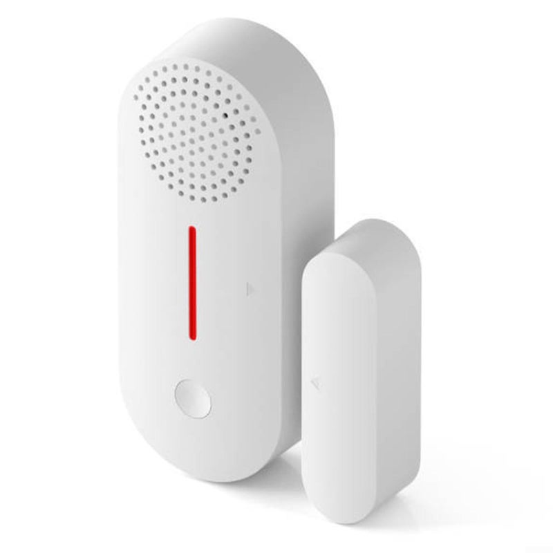 ZMdooreasy Wireless Smart Door and Window Magnetic Sensor, 100dB Adjustable Alarm with Red Light alarm, for Tuya App Remote Monitoring and History Log - Image 4