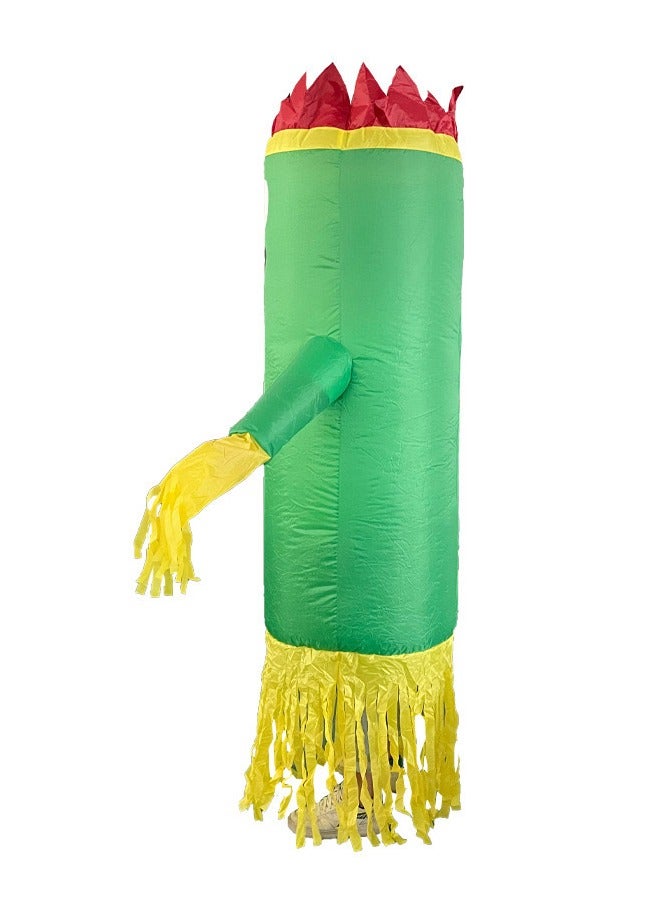 Inflatable Funny Rocker Costume For Adults Multicolour 150-190cm Height - Image 3