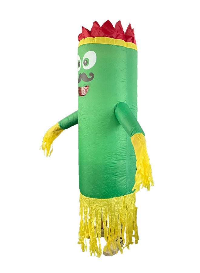 Inflatable Funny Rocker Costume For Adults Multicolour 150-190cm Height - Image 4