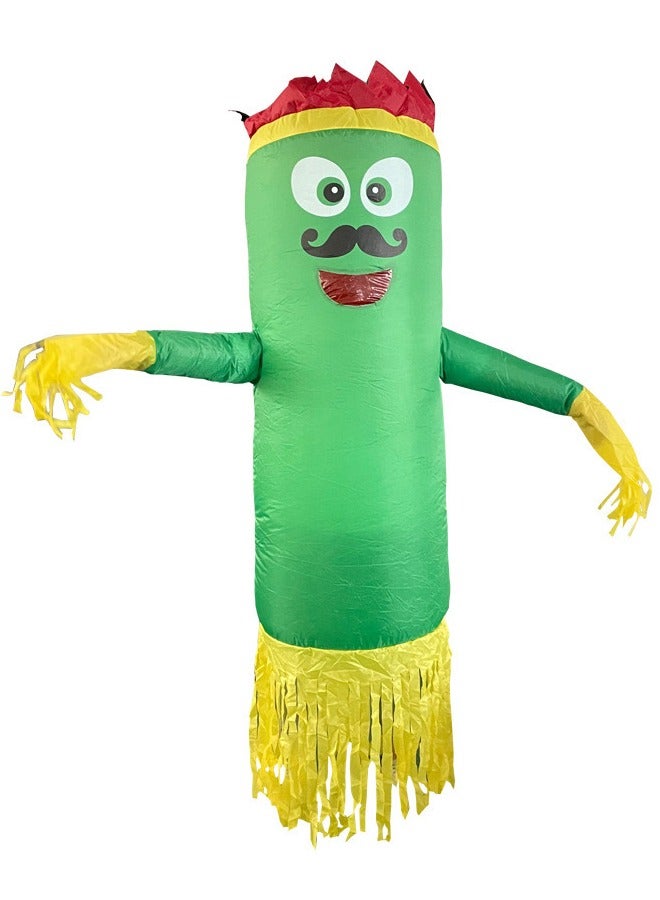 Inflatable Funny Rocker Costume For Adults Multicolour 150-190cm Height - Image 5