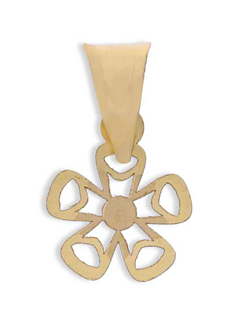 FK Jewellers Gold Flower Pendant 18KT - FKJPND18KU1041 - Image 1