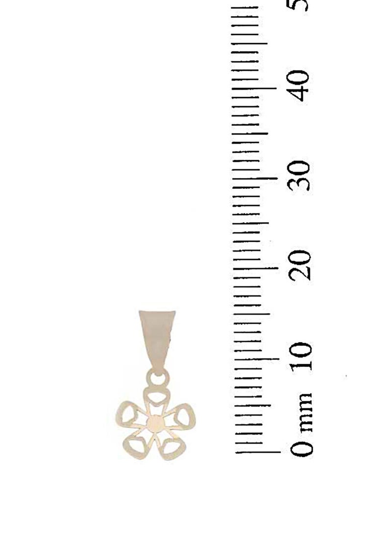 FK Jewellers Gold Flower Pendant 18KT - FKJPND18KU1041 - Image 2