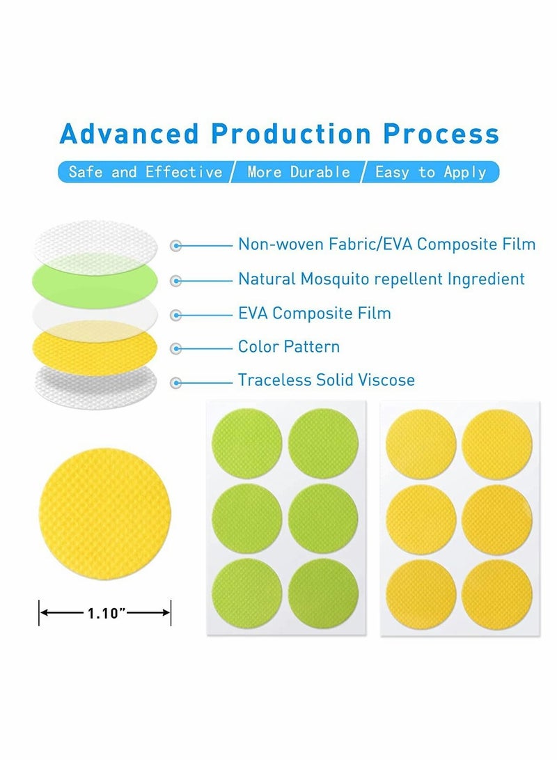 سيوسي لاصقات البعوض ، 180 عبوة من ملصقات البعوض للأطفال البالغين ، بقع السترونيلا الطبيعية ، بقع طاردة للحشرات - Image 3