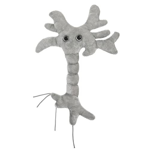 Giant Microbes دمية خلية دماغ GIANTmicrobes - دمية نيورون هدية علوم الأعصاب، هدايا علم الأعصاب، دمية نموذج نيورون، تشريح، هدايا علم النفس، ديكور علم النفس، دماغ، إصابات الدماغ، التوعية بالصحة العقلية - Image 1