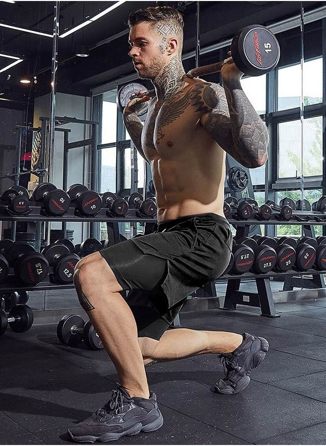 GROIC Mens Running Shorts，Quick Dry Workout Running Shorts for Men，2-in-1 Stealth Shorts，Gym Yoga Outdoor Sports Shorts with Pockets  - Image 4