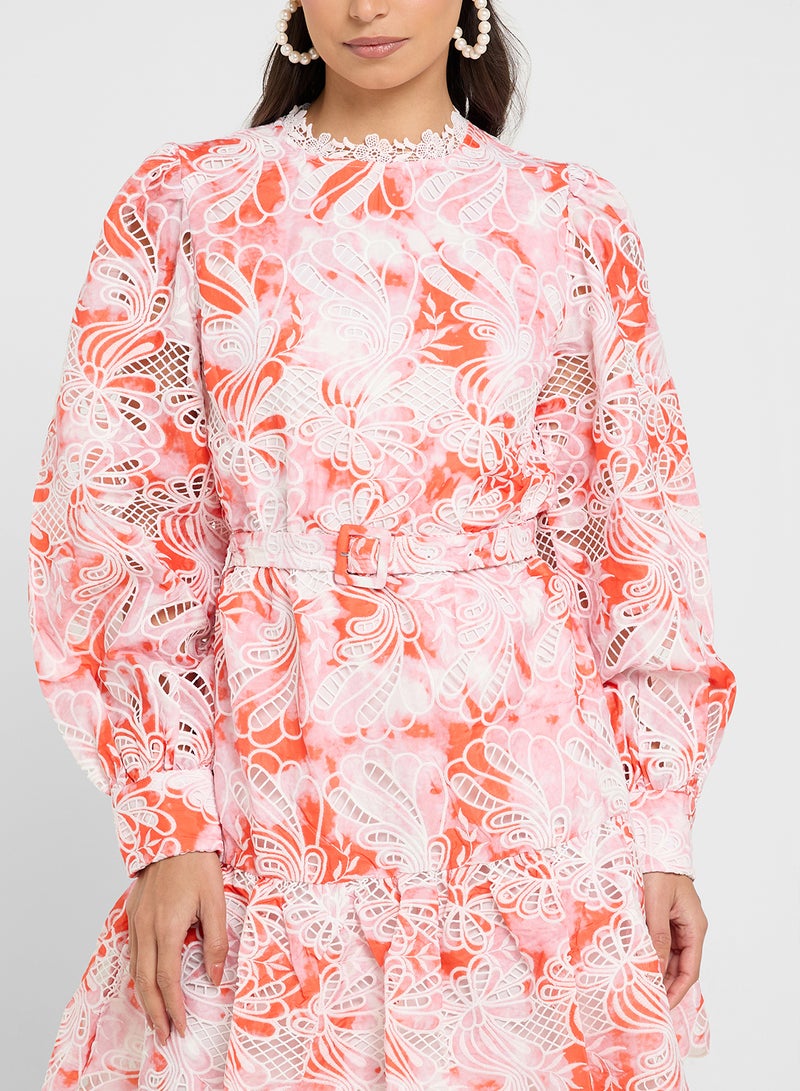 YAS Floral Tiered Dress - Image 3