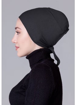 Nanak Dark Gray Combed Cotton Non-Slip Bonnet  - Image 5