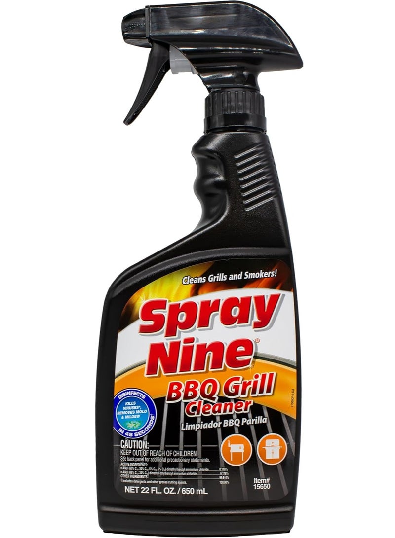 SPRAY NINE Bbq Grill Cleaner 650 ML - Image 1